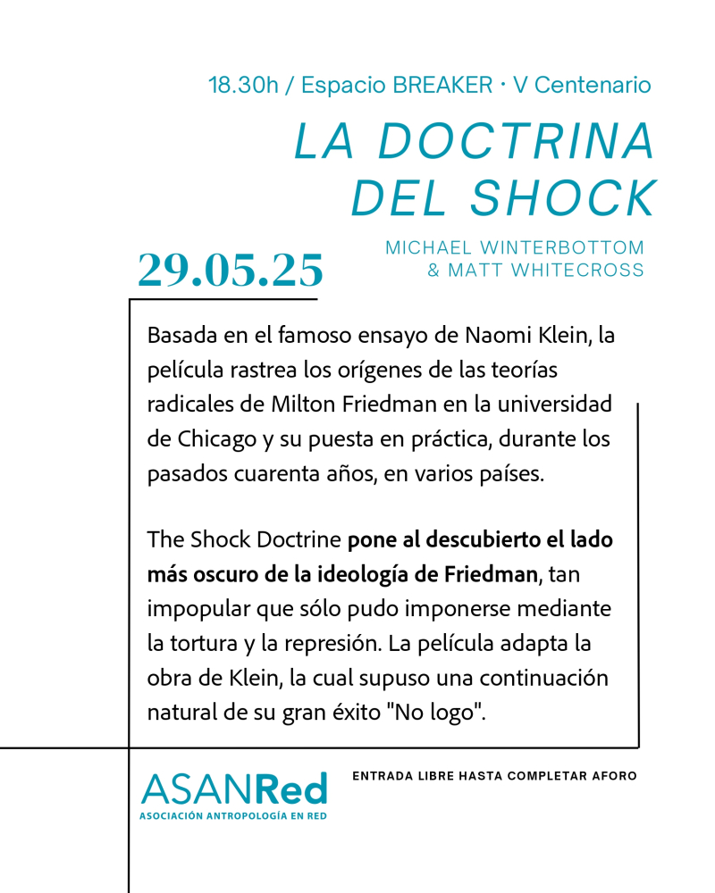 LA CUARTA PARED: LA DOCTRINA DEL SHOCK LA CUARTA PARED: LA DOCTRINA DEL SHOCK
