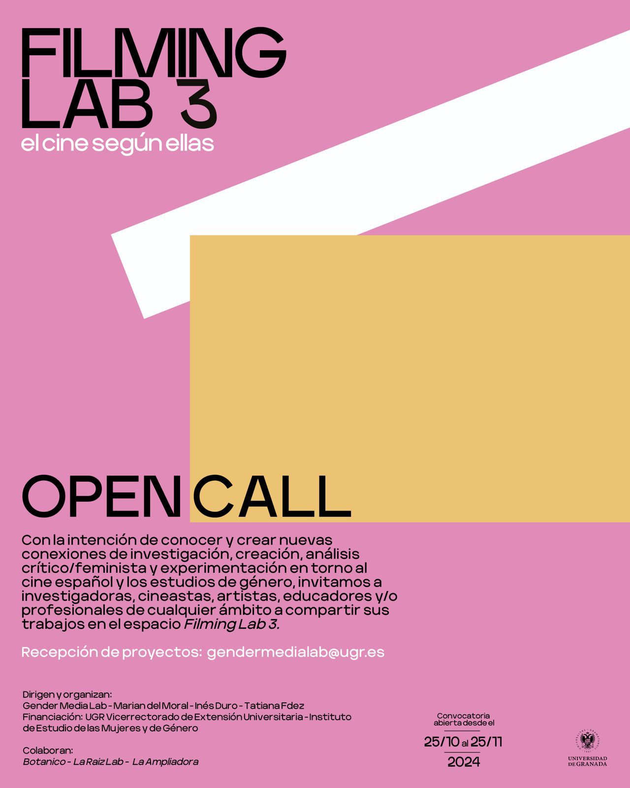 filming lab 3 open call.