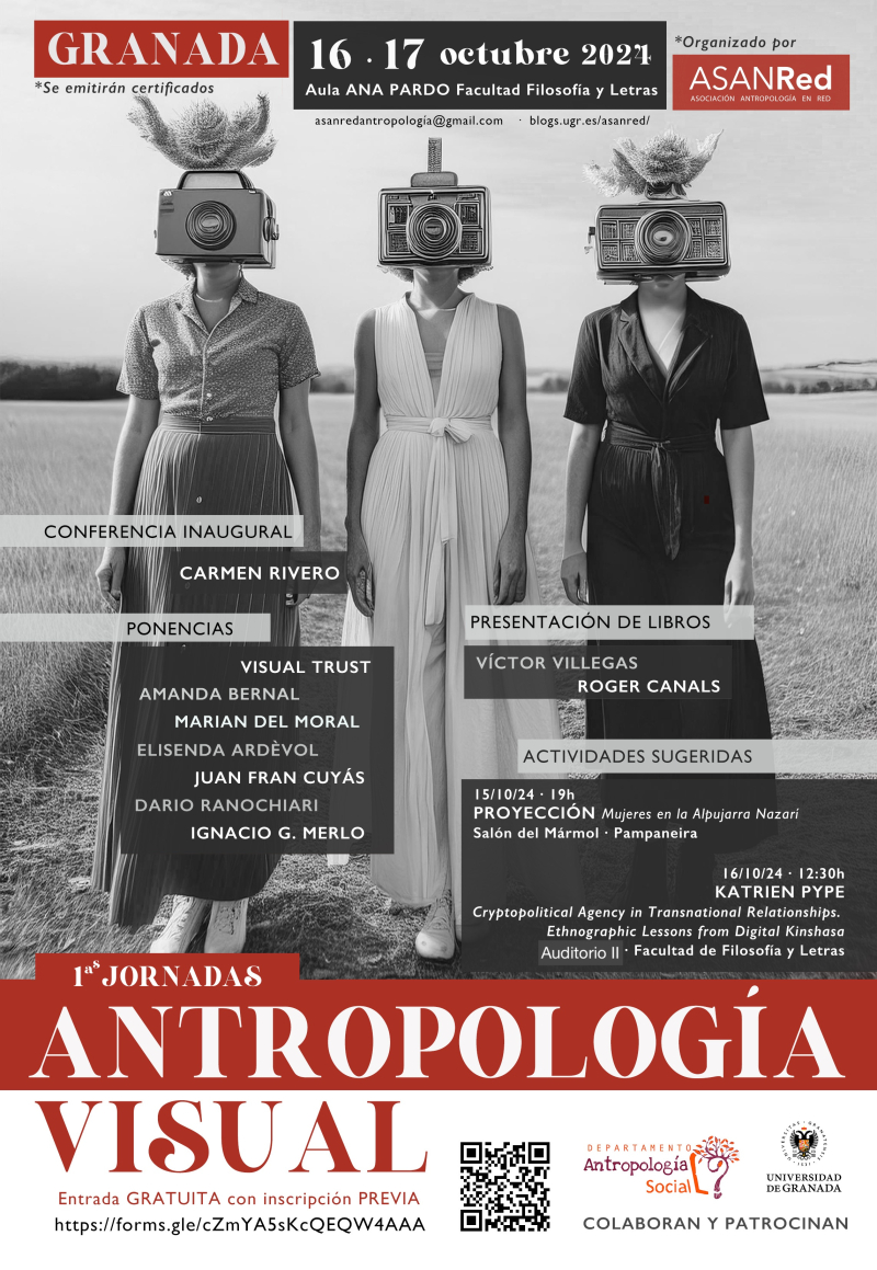 Cartel de las I Jornadas de Antropología Audiovisual Cartel de las I Jornadas de Antropología Audiovisual