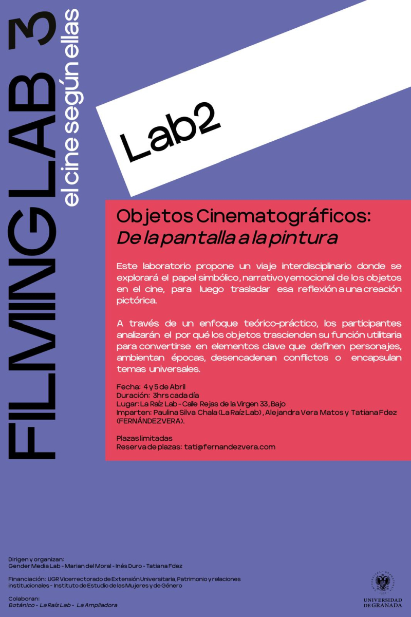Lab 2. Objetos cinematográficos: de la pantalla a la pintura.